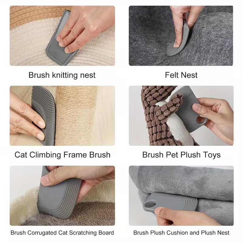 [Για Χαλιά και Πατάκια Αμαξιού] Εργαλείο Βούρτσα Αφαίρεσης Τριχών Κατοικιδίων