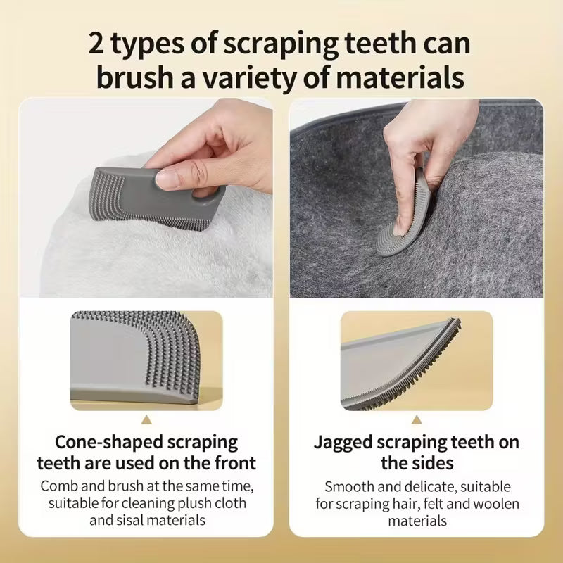 [Για Χαλιά και Πατάκια Αμαξιού] Εργαλείο Βούρτσα Αφαίρεσης Τριχών Κατοικιδίων