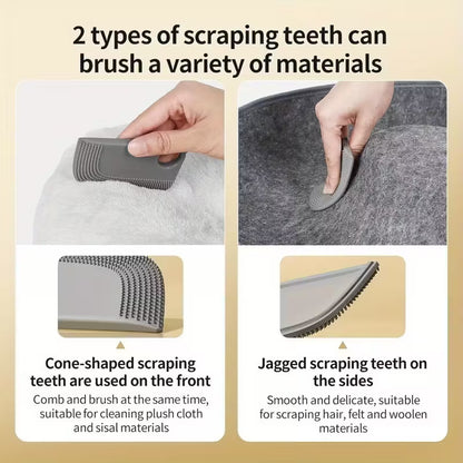 [Για Χαλιά και Πατάκια Αμαξιού] Εργαλείο Βούρτσα Αφαίρεσης Τριχών Κατοικιδίων