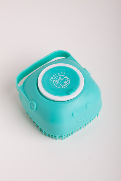 DogCare® Bath Kit (2 Βουρτσάκια Σιλικόνης Μπλε και Ροζ, Πετσέτα + Οδοντόβουρτσα)