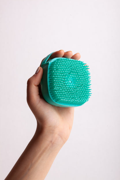 DogCare® Bath Kit (2 Βουρτσάκια Σιλικόνης Μπλε και Ροζ, Πετσέτα + Οδοντόβουρτσα)