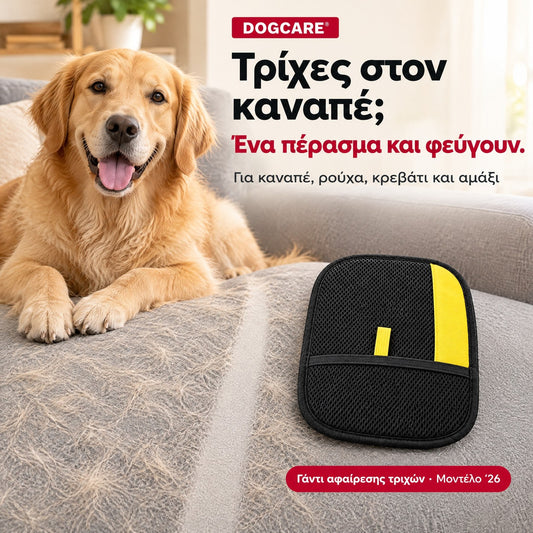 Γάντι αφαίρεσης τριχών DogCare® για καναπέ, ρούχα και κρεβάτι